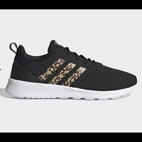 Adidas Animal Print- Leopard running, Athletic 6.5 Shoes Black & Brown C…